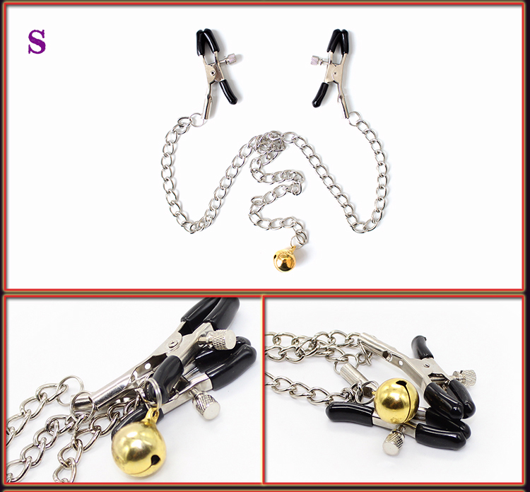 桃色缘 多款sm创意锁链乳房夹乳夹 sm情趣用品男女调情前戏挑逗成人