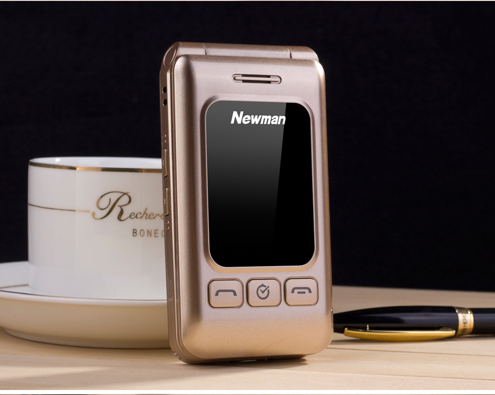 纽曼(newman) f516 天翼 电信 2g 翻盖 老年人手机 男女 红色