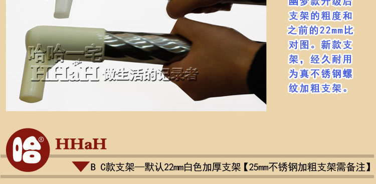哈哈一宅（HHaH）双层欧式奢华宫廷三开门加粗不锈钢方形超柔蚊帐床幔 A一帘幽梦 玉色 加粗支架  120x200床 25支架
