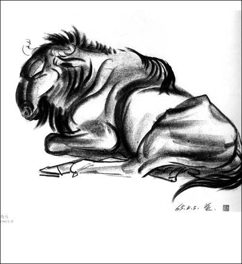 目录  作者简介 我的速写心得 动物 雄狮(李苦禅题字) 卧狮 狮子