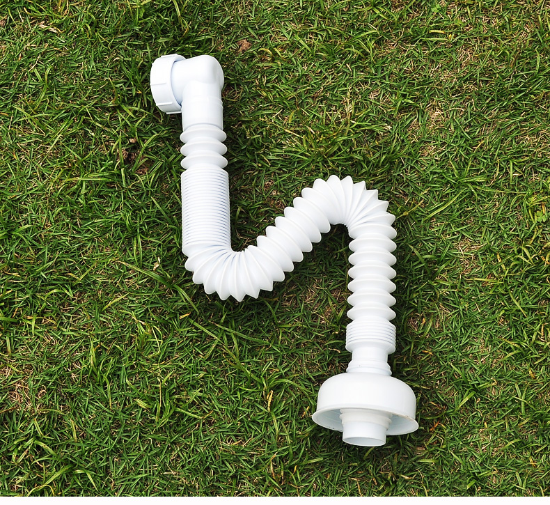 面盆台盆防臭下水管白色下水管带密封圈和过滤网