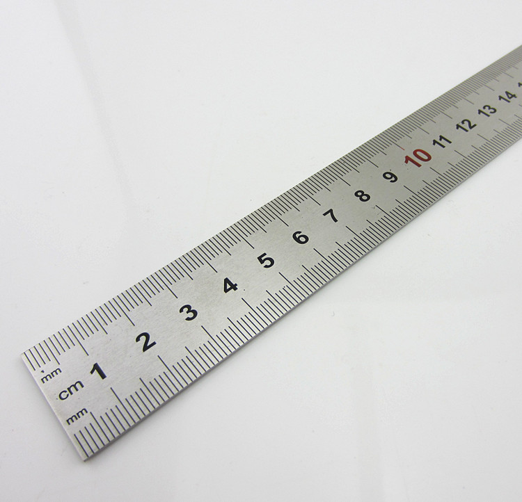 威特力钢尺15cm30cm50cm60cm1米钢直尺加厚不锈钢尺子50厘米