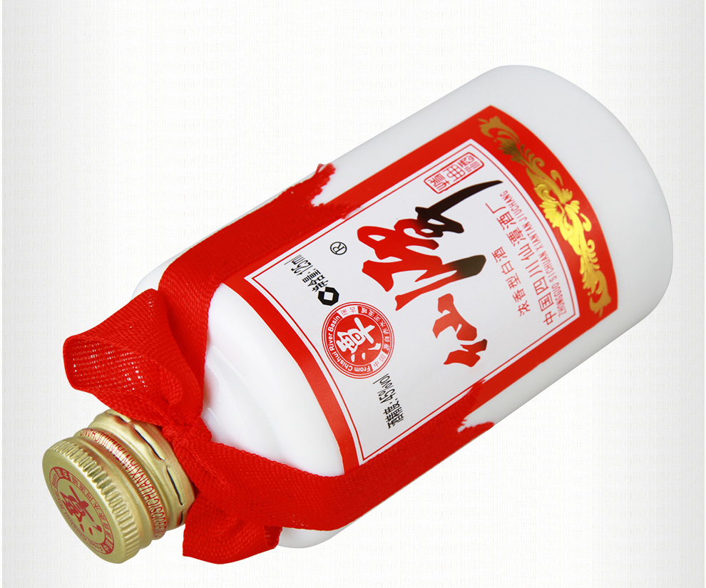 纯粮食品鉴小酒 浓香型45度白酒 125ml 整箱24瓶_ 5折现价潭酒 仙潭特