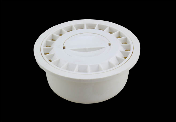 pvc50地漏pvc排水管系列配件圆地漏塑料地漏pvc地漏下水器圆形地漏50
