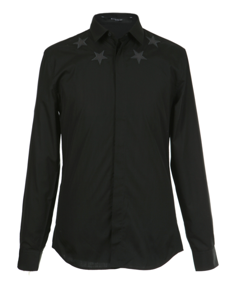 纪梵希 givenchy 秋冬新款 全棉 男士 长袖衬衫