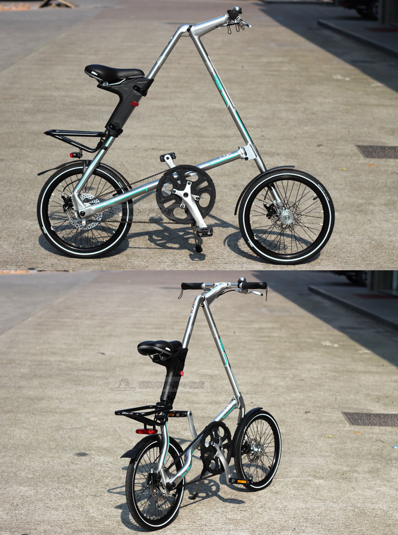 strida18寸sx折叠车速立达折叠自行车快速折叠自行车便携折叠自行车兰