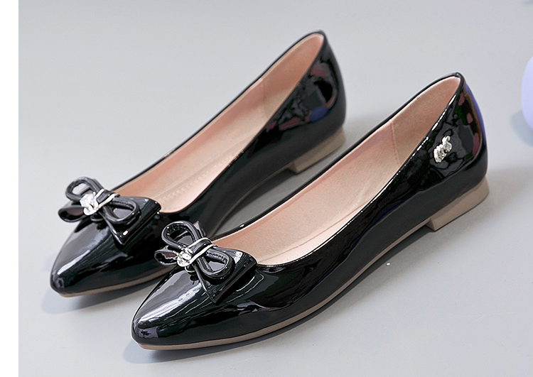 宝丽芙(poriff)女士平底糖果色牛皮舒适单鞋 pf979 灰色36码