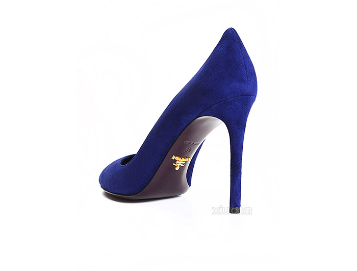 prada 普拉达 女士山羊皮浅口高跟鞋 40