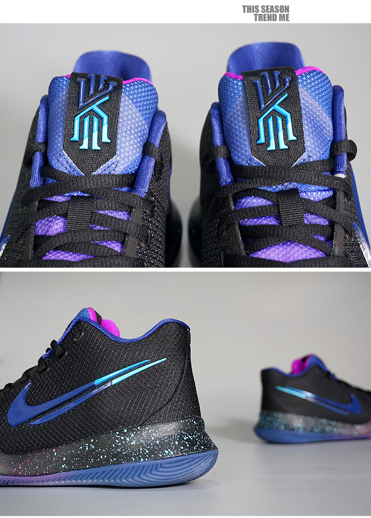 耐克(nike) bebe8 kyrie3 欧文3中国行 大红配色 黑武士男子篮球鞋