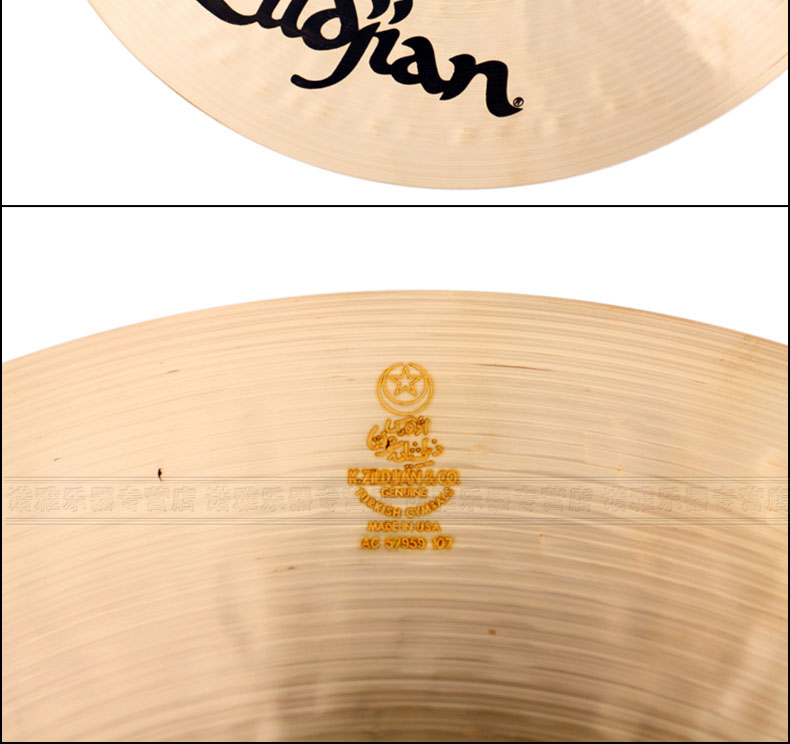 美国知音镲片zildjiankcustom套镲原装进口知音s390
