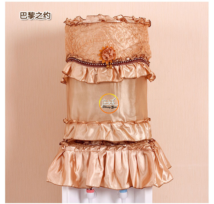 
                                        【初春特惠，2件8折】庄媛家居 饮水机罩  通用型 布艺 饮水桶防尘罩 条纹麋鹿 高34-35cm*直径28cm                