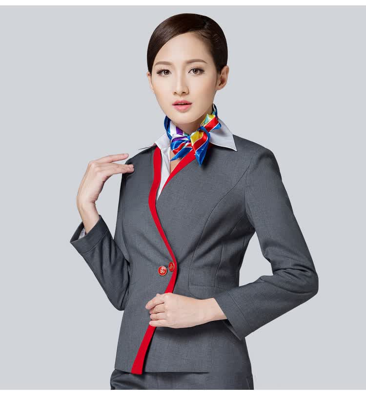 剑潭(jiantan)中国电信工作服职业套装女电信营业厅营业员制服工装