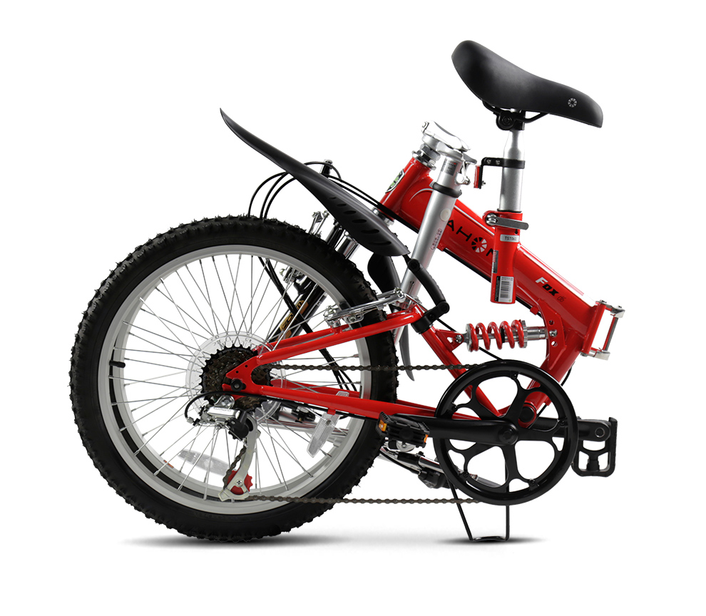 dahon大行折叠自行车20英寸6速城市微山地车男女式双避震单车丽面白