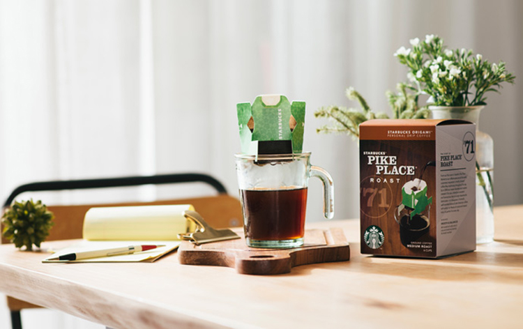 门店同步星巴克origami滤泡式挂耳黑咖啡佛罗娜烘焙 54g/6片