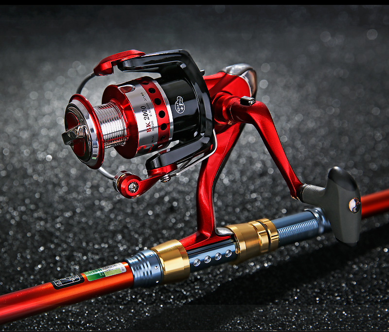 狼王纺车轮鱼轮搏客全金属线杯渔轮海竿轮抛竿轮路亚轮矶杆轮纺车轮船