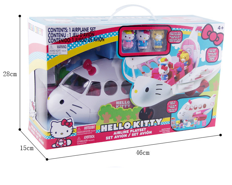 hello kitty airplane playset