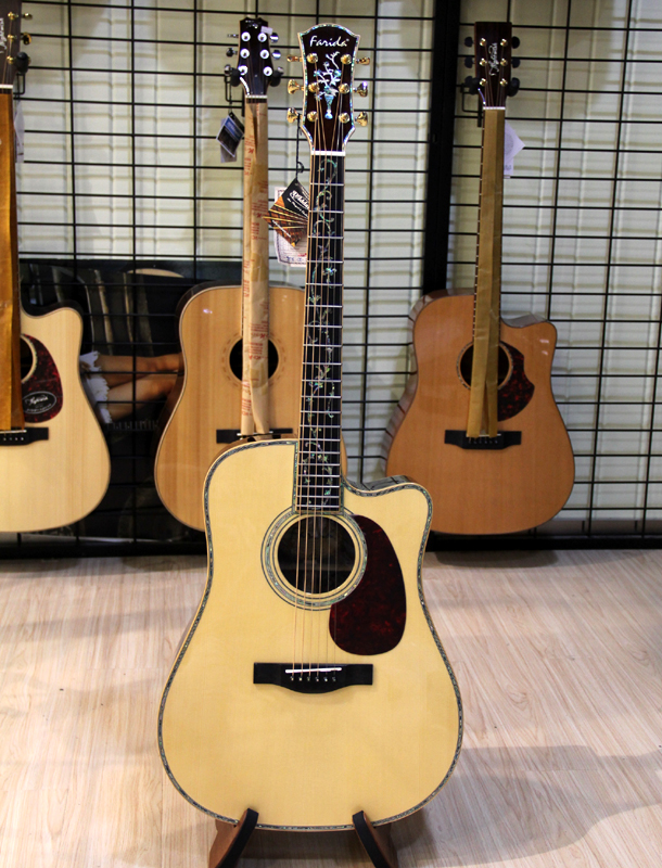 法丽达farida d52 r62 67ce高端专业级全单板民谣吉他 40/41寸弹唱
