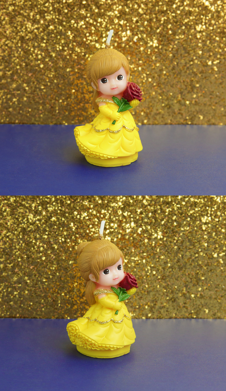 公主儿童生日蜡烛宝宝周岁满月派对布置装饰创意生日蛋糕烘培公仔