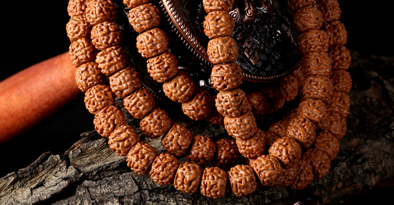 佳人饰界尼泊尔五瓣玄武纹小金刚菩提子手串手链麒麟纹金刚菩提文玩礼