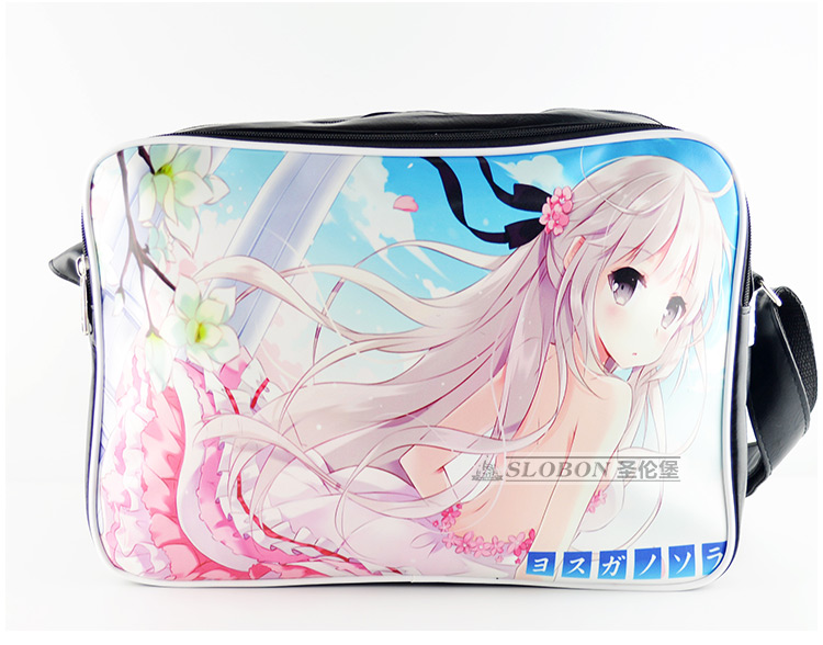 恒牛缘之空书包 春日野穹 穹妹单肩斜挎包pu皮动漫游戏背包 男女cm39