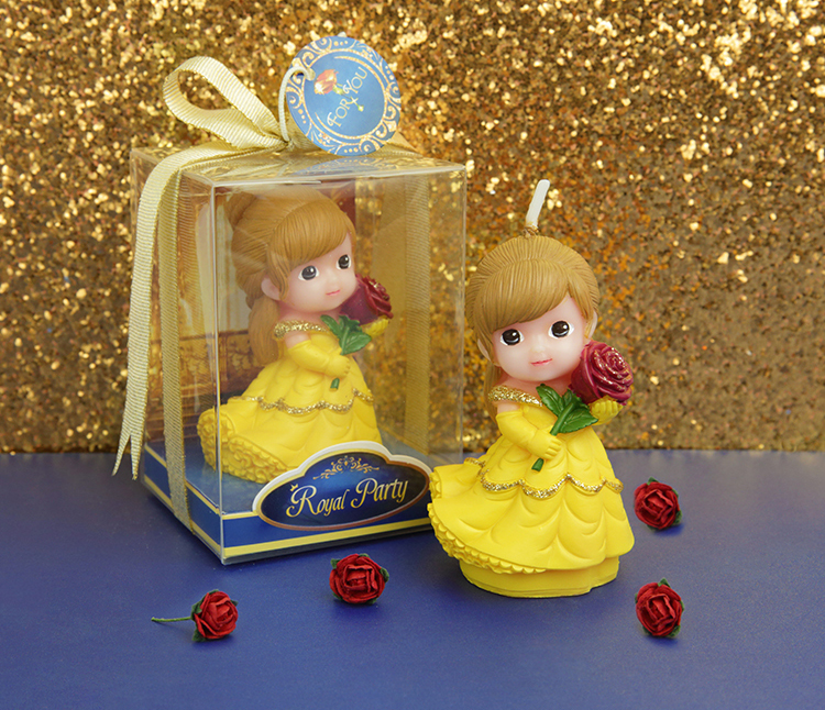 公主儿童生日蜡烛宝宝周岁满月派对布置装饰创意生日蛋糕烘培公仔