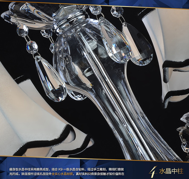 欧式水晶吊灯 复式大厅灯别墅奢华水晶灯客厅灯饰灯具S-8M8018 S-8M8018-15(800*770