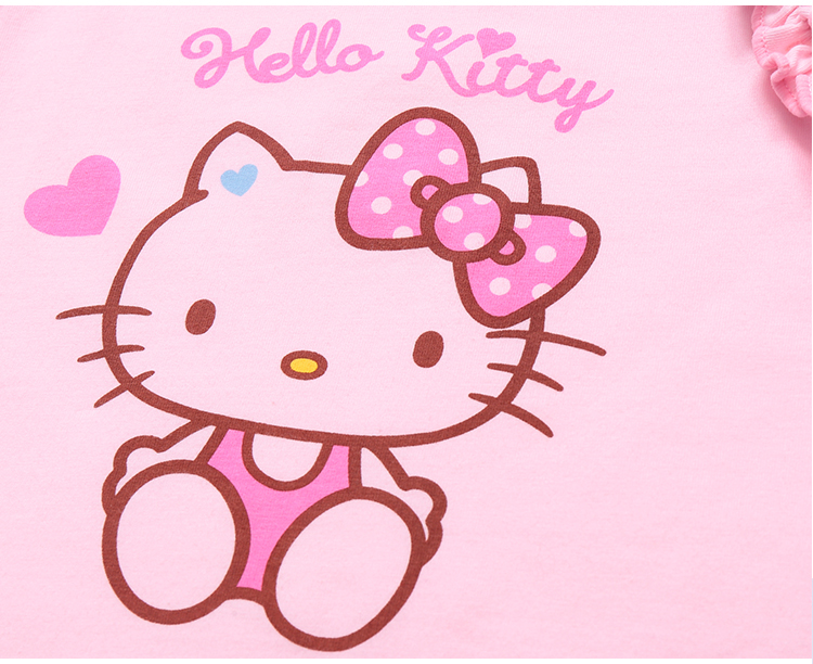 hello kitty凯蒂猫儿童家居服背心短裤短裙套装 甜美公主风韩版时尚可