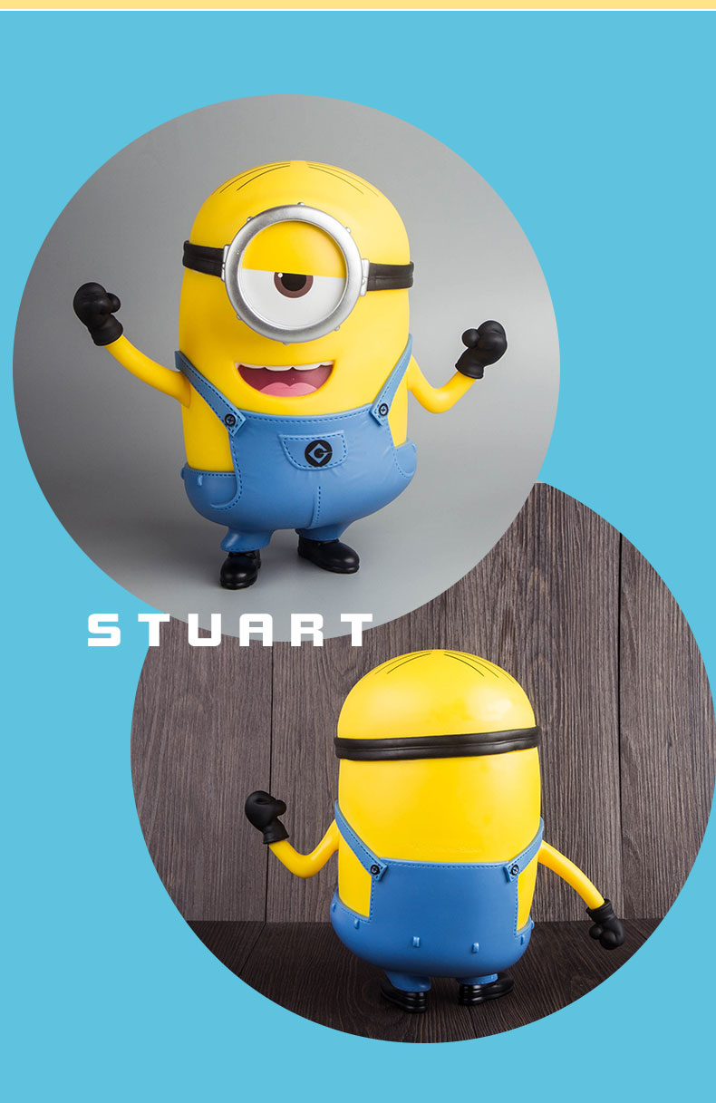 过影 小黄人摆件模型玩具 神偷奶爸3 正版公仔大眼萌 可爱模型生日