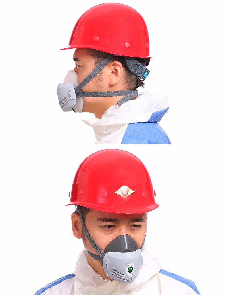 5防护口罩成人款 工业粉尘打磨 水泥木工电焊劳保面具可清洗面罩 1201