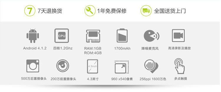 NUU NU2 联通3G智能手机 双卡双待 红色