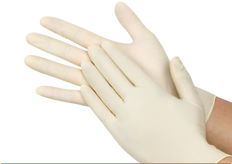 农硕净化 乳胶手套 无尘手套 9寸一次性橡胶手套无菌手套净化手套 防