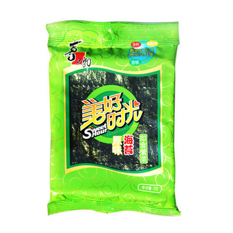 主体 类别 海苔 特性 其他 口味 原味 包装 袋装 国别 国产