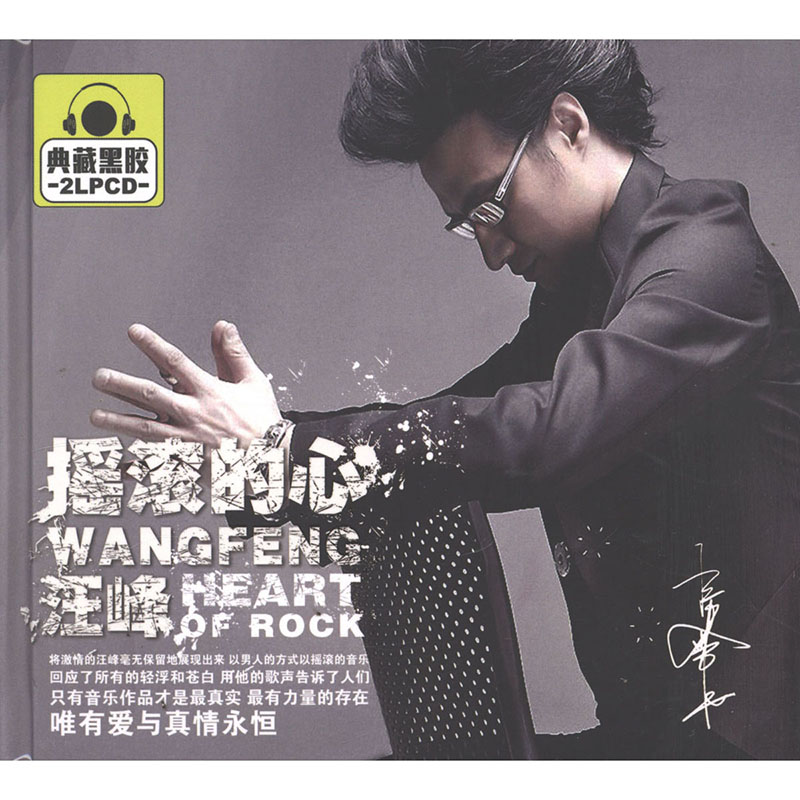 新华书店 汪峰 摇滚的心cd 一起摇摆 春天里 飞得更高