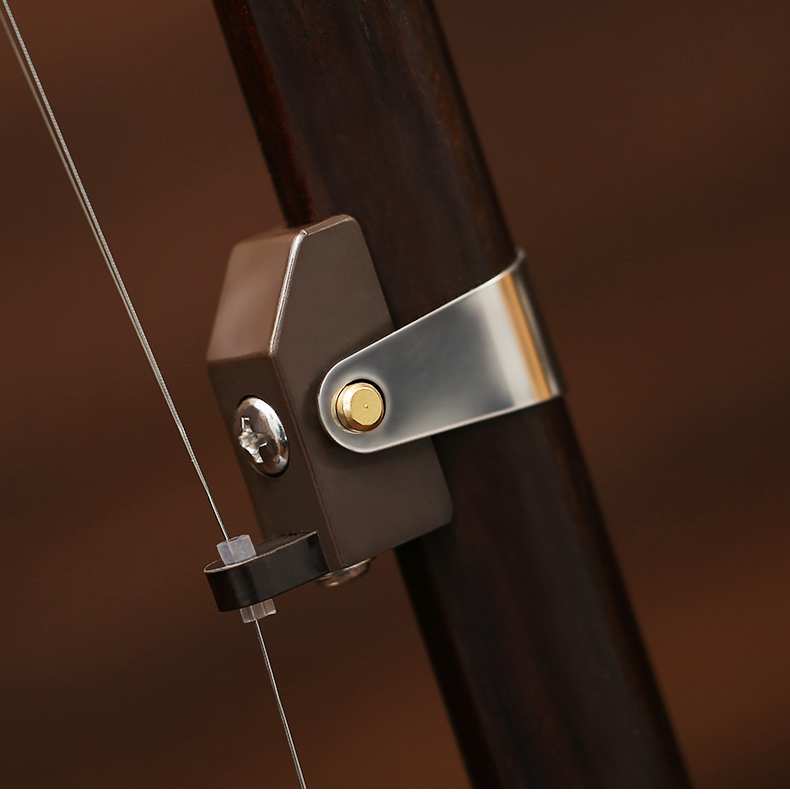 蓼风 新型多功能 可调节 二胡千斤 l型弦距可微调 胡琴千斤 金属千斤