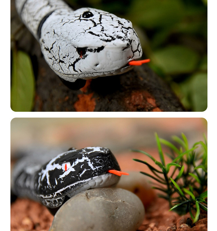 儿童玩具 仿真电动遥控蛇 整盅整人红外线遥控响尾蛇 可充电玩具模型