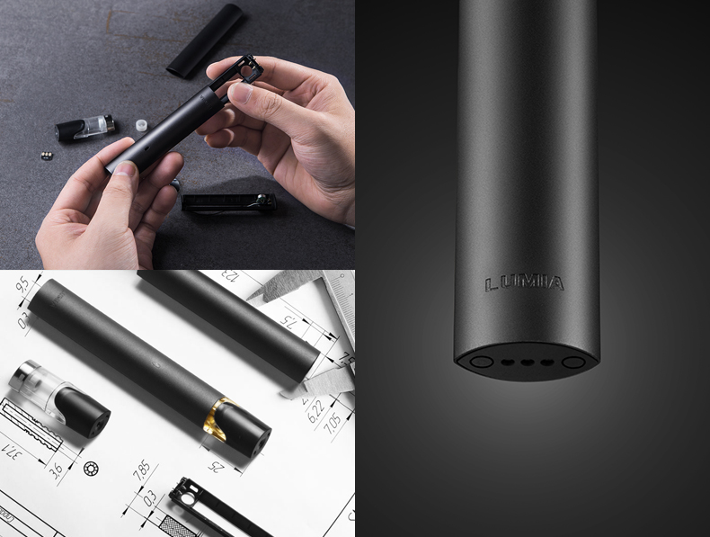 lumia 大烟雾电子烟套装正品 便携蒸汽烟戒烟产品 替烟戒烟器 黑色_ 4