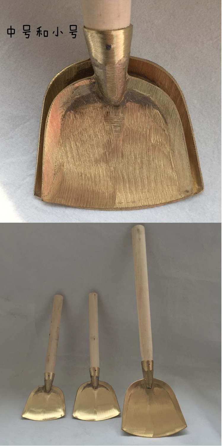 铜锅铲手工生铜餐具铸铜菜铲铜铲老式锅铲 土锅或食堂大号