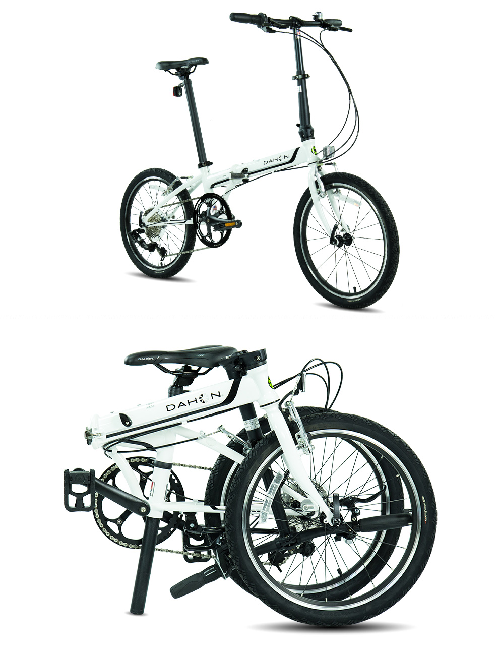 大行dahon变速折叠自行车20寸成人超轻单车学生男女式p8青春版kac082