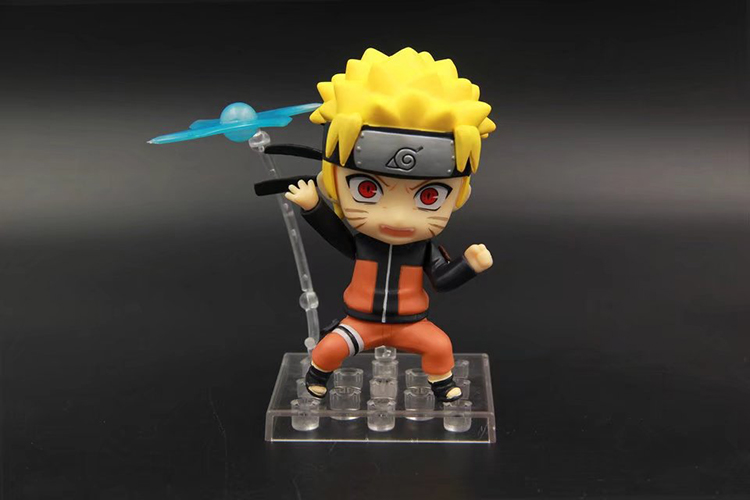 火影忍者 疾风传 q版黏土人 漩涡鸣人 九尾 宇智波 佐助 手办公仔摆件