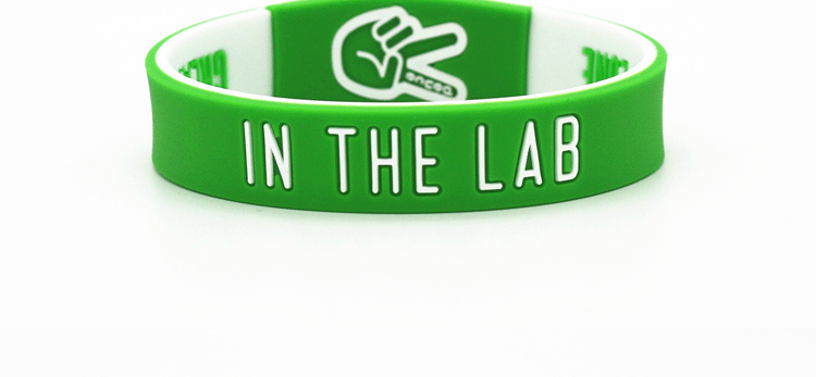 速胜配饰手环篮球运动两面带硅胶手环能量腕带运动手环 黑 18.5mm均码