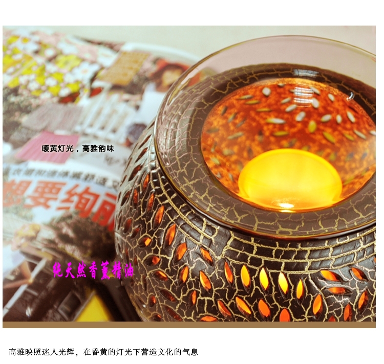
                                        芳香乐 陶瓷香薰灯插电  电子香薰炉 精油灯 精油炉 瑜伽馆酒店台灯 创意礼品 香薰机 橙色                