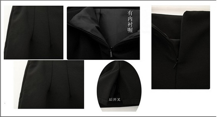 
                                        妮姿舒曼2018秋冬保暖加绒半身裙女中长款· 加厚包臀裙职业裙冬款一步裙 红色 M                