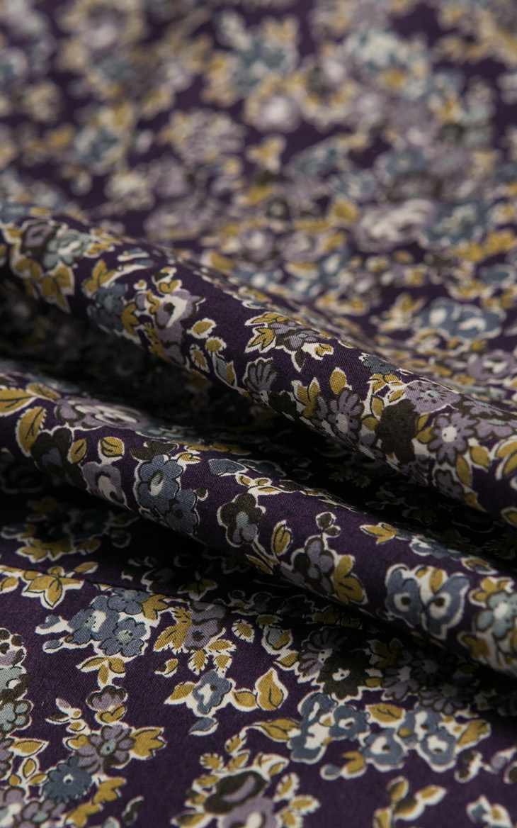 liberty印花纯棉面料,柔软舒适,富有光泽