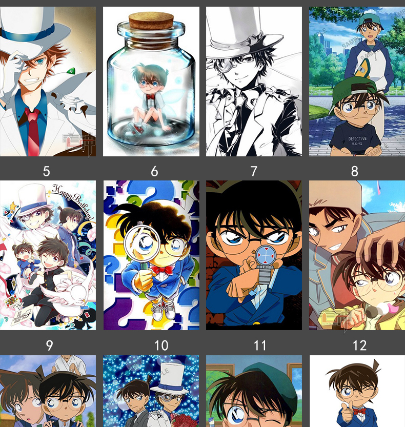 柯南卡贴 公交卡贴饭卡贴校园卡贴纸卡通动漫周边 10张不重复