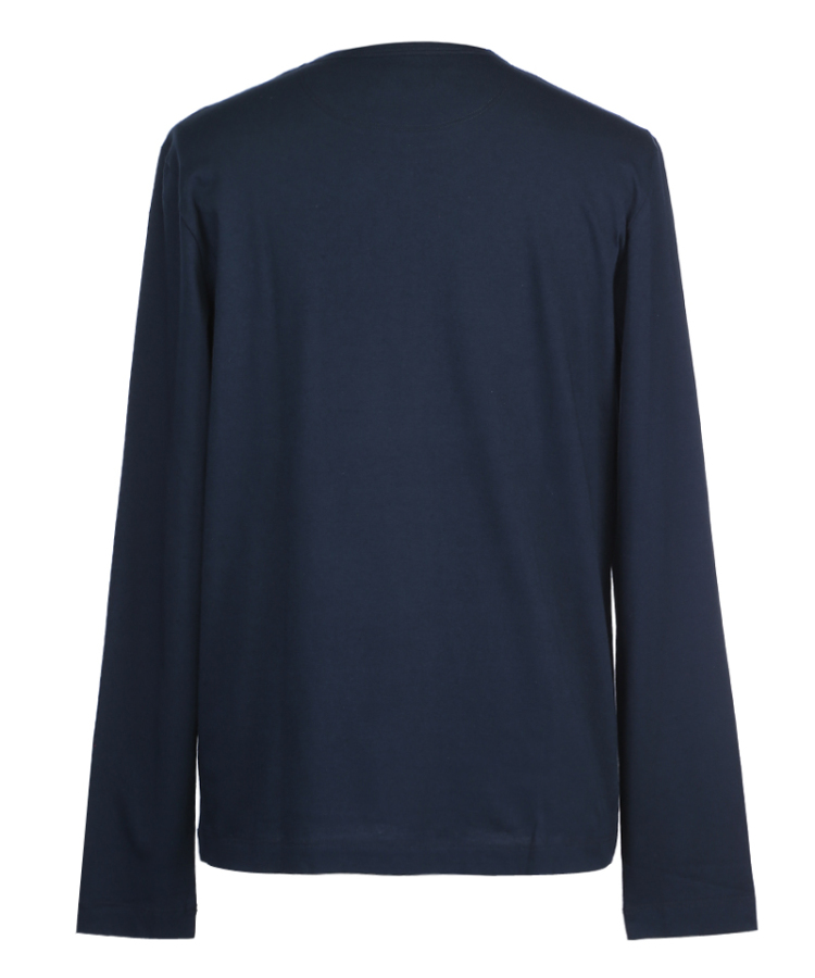 毕盖帕克bikkembergs男装长袖t恤/polo藏蓝色全棉d2db7130132w xxl