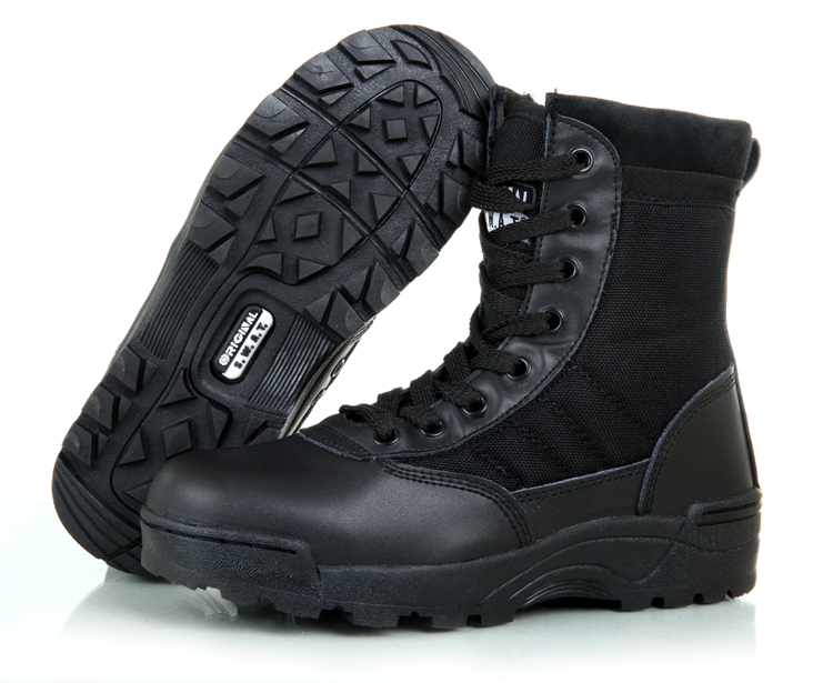 沙漠靴作战靴战术靴飞行靴军靴男 超耐磨高帮军迷鞋靴 沙色 41