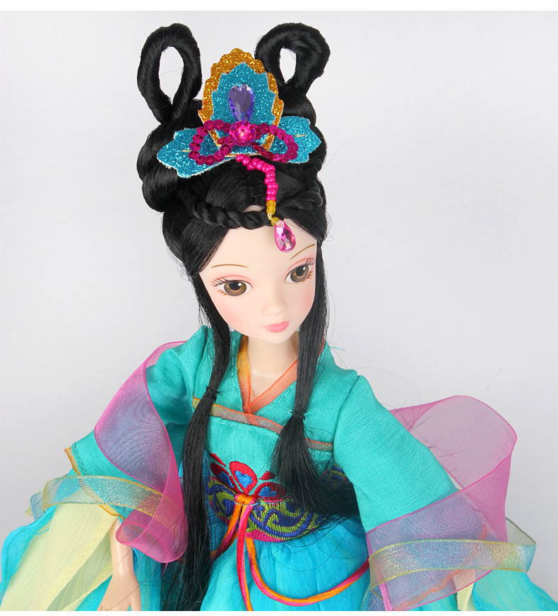 可儿娃娃古装神话女孩玩具玩具套装小女孩ke9050文成公主