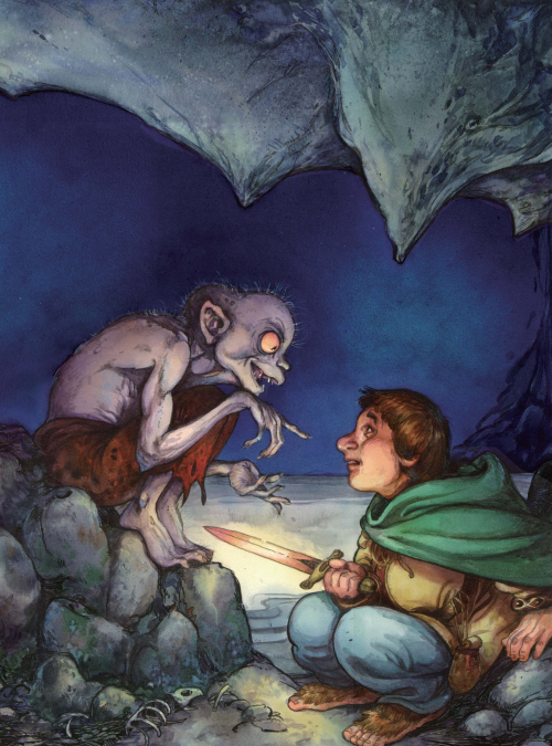 绘图: 大卫·温策尔,他对奇幻作品和民间传说细腻的再现而广受赞誉,他