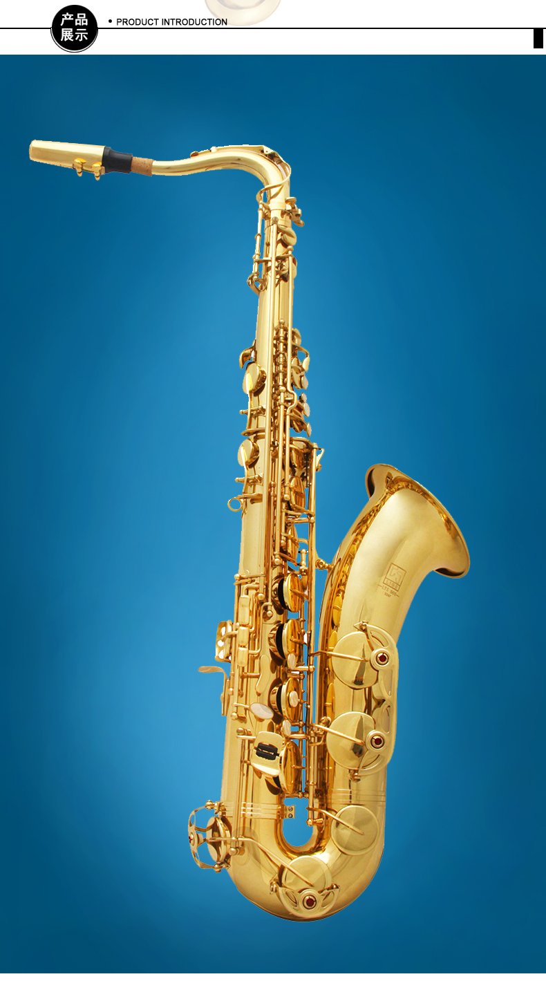里歌lige降b次中音萨克斯乐器双层烤漆手工雕花 lts-505