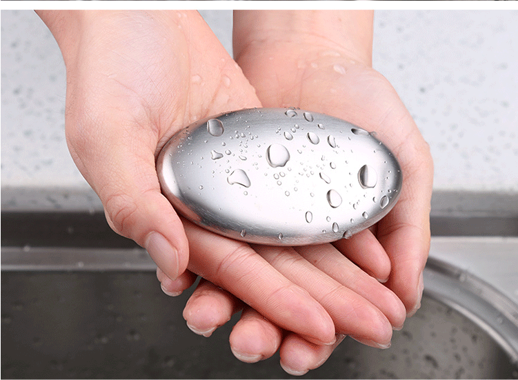 德国304不锈钢皂去味皂创意洗手皂去腥皂金属肥皂厨房小工具